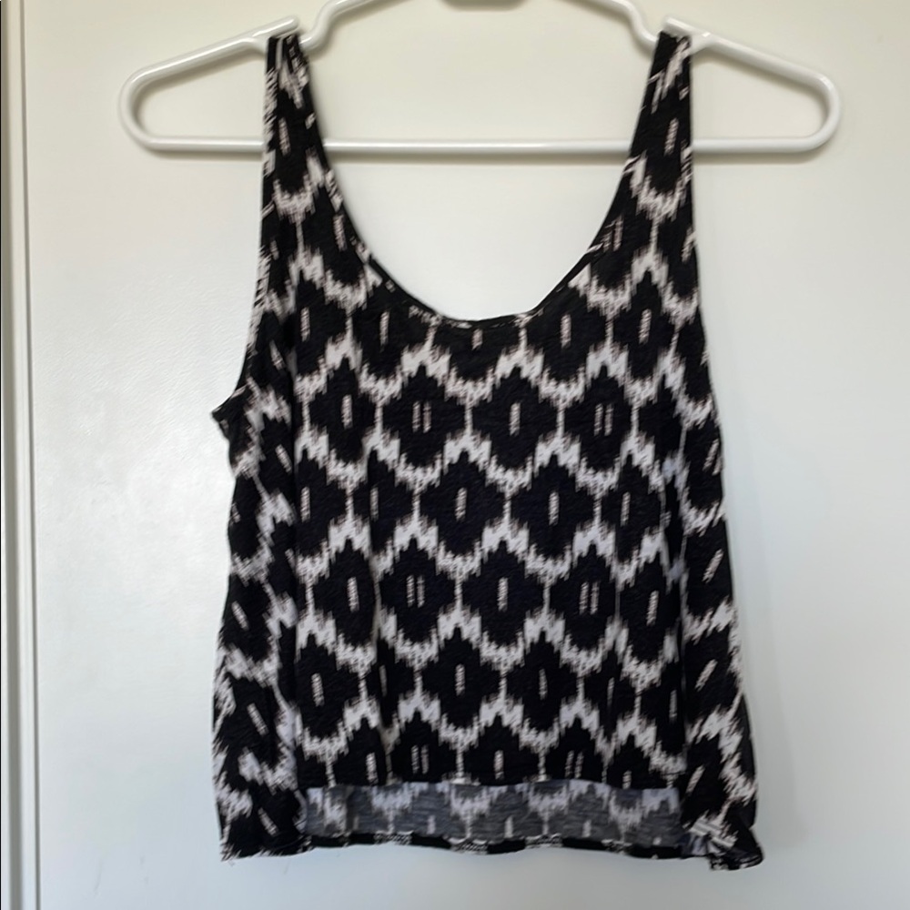 💫Patterned Crop Tank Top Small - Picture 4 of 5